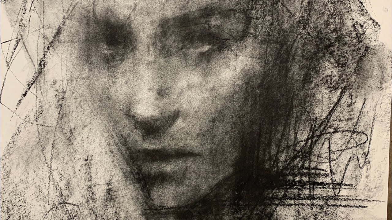 Charcoal Face Drawing: Capturing Emotion and Detail插图3