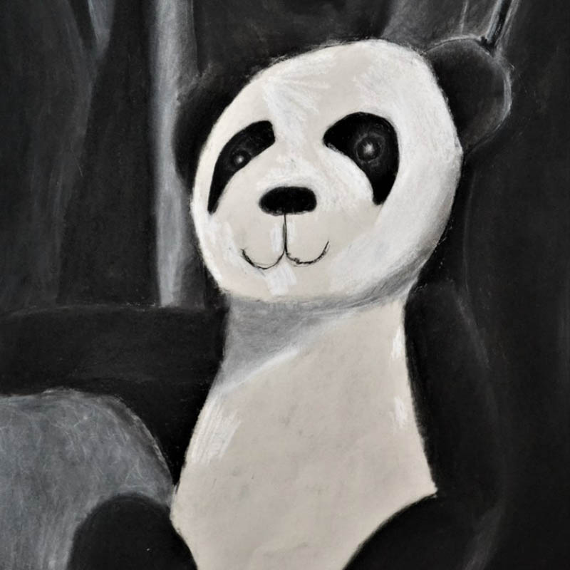 charcoal drawing  for kids