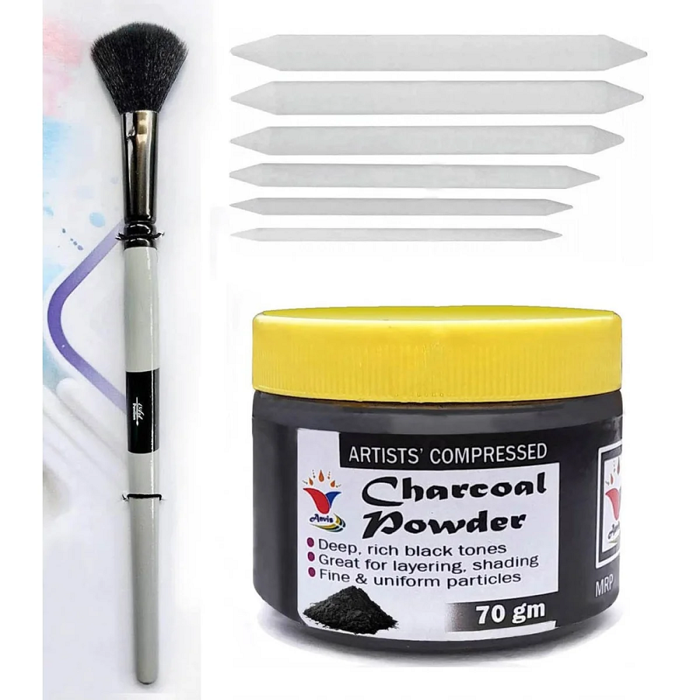 charcoal powder for  drawing