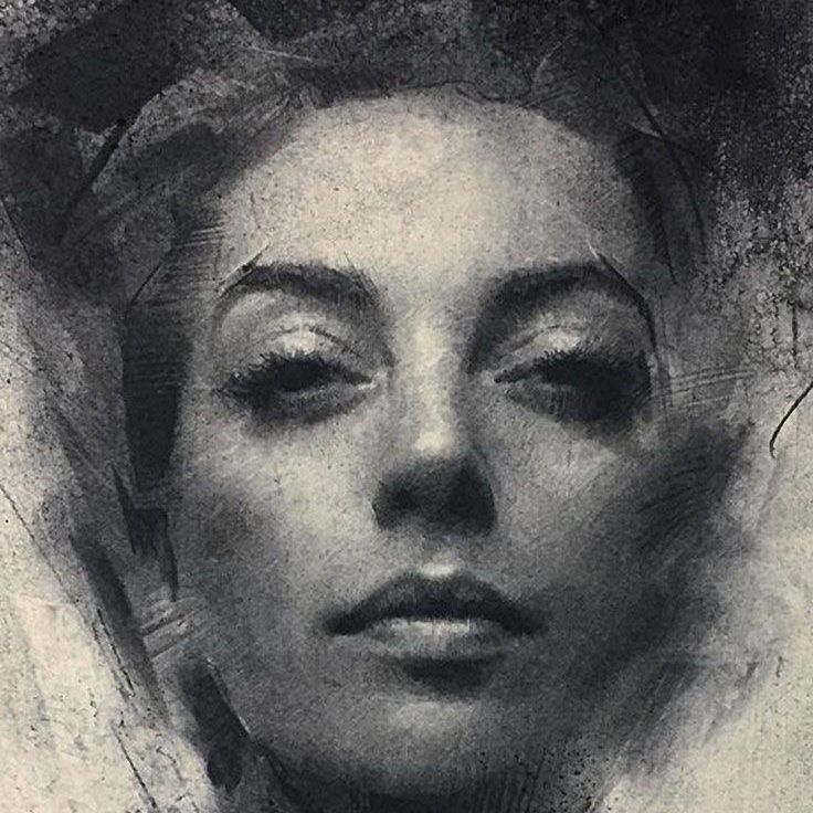 easy charcoal face drawing