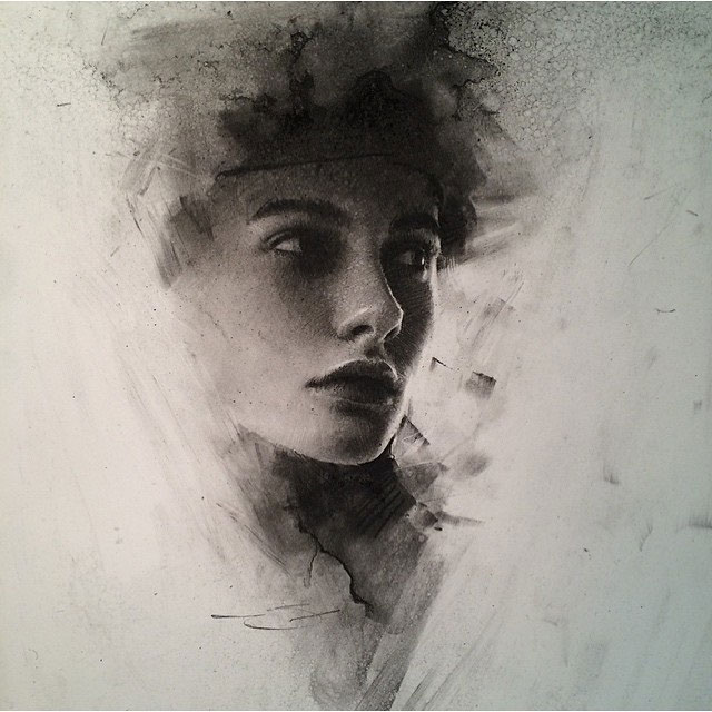 charcoal drawing art