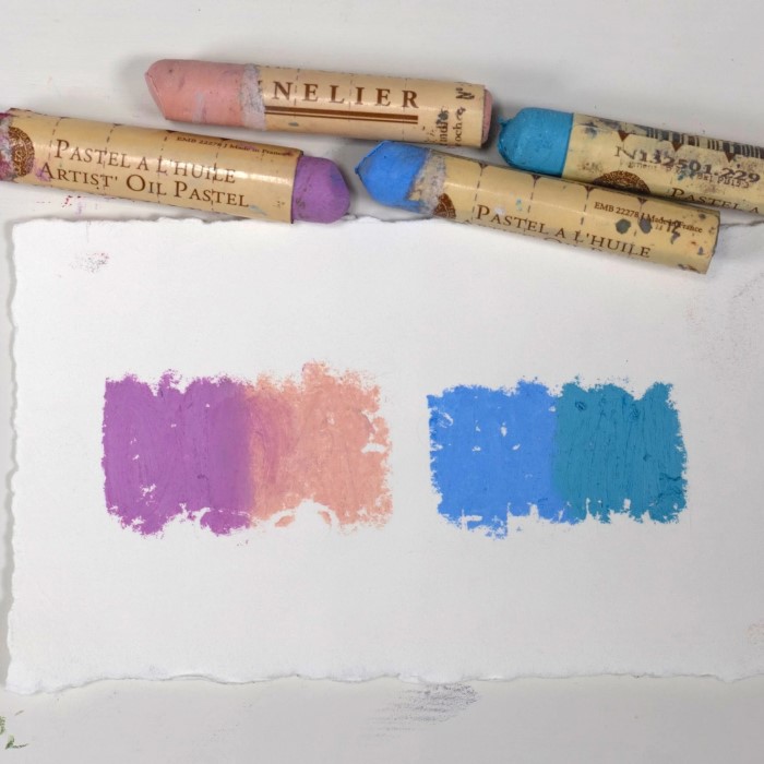 oil pastels vs soft pastels