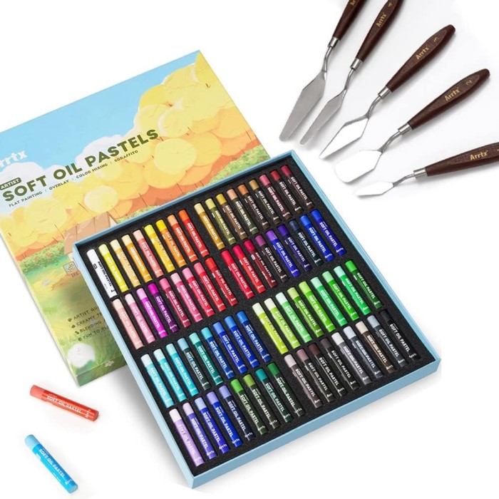 oil pastels vs soft pastels