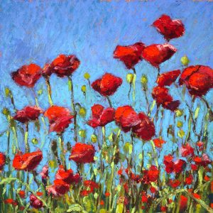 oil-pastel-landscape-poppies