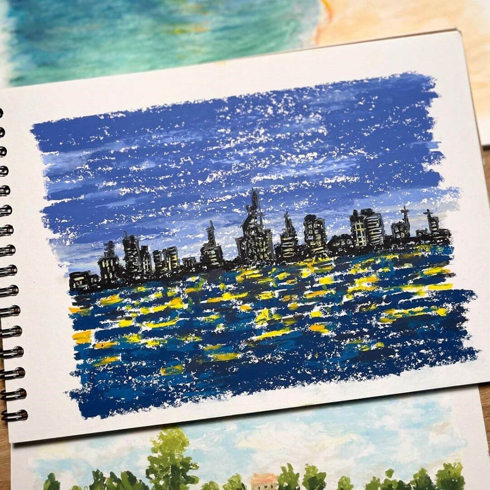 Oil-Pastel-Painting
