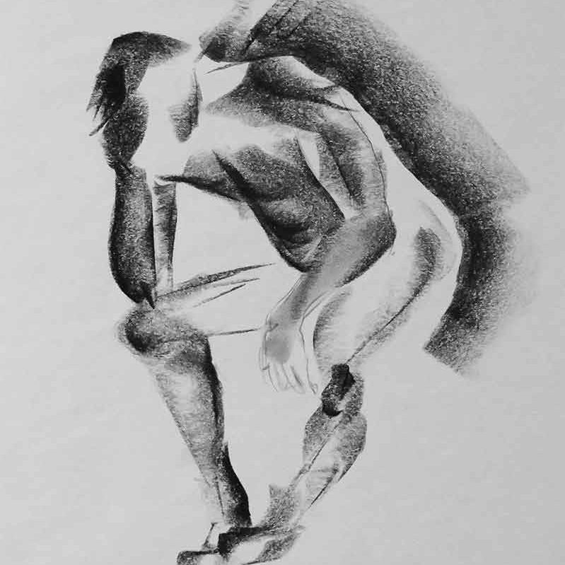 figure drawing charcoal