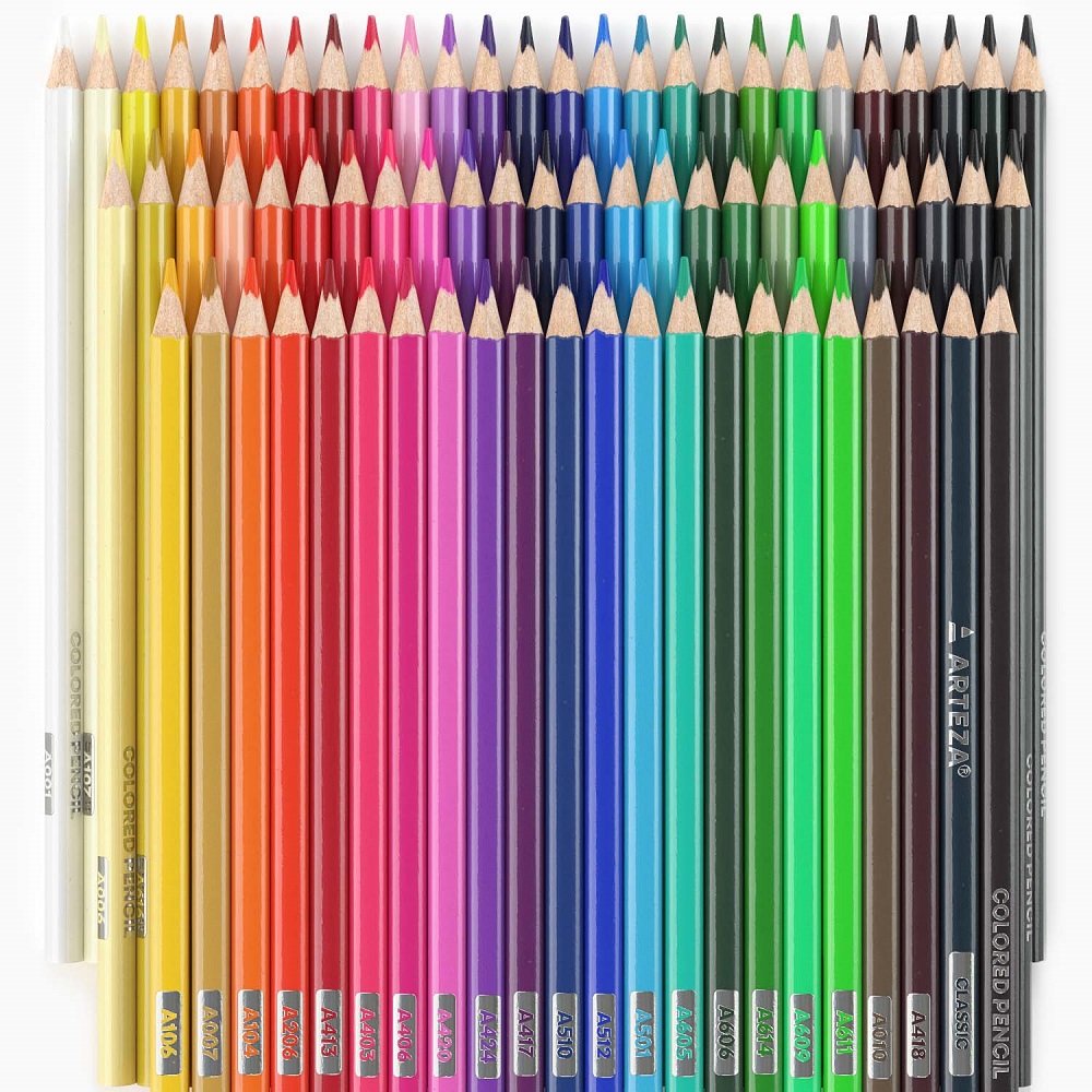 colored pencils