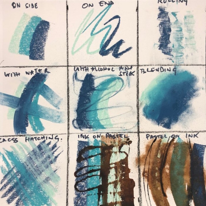what are oil pastels made of