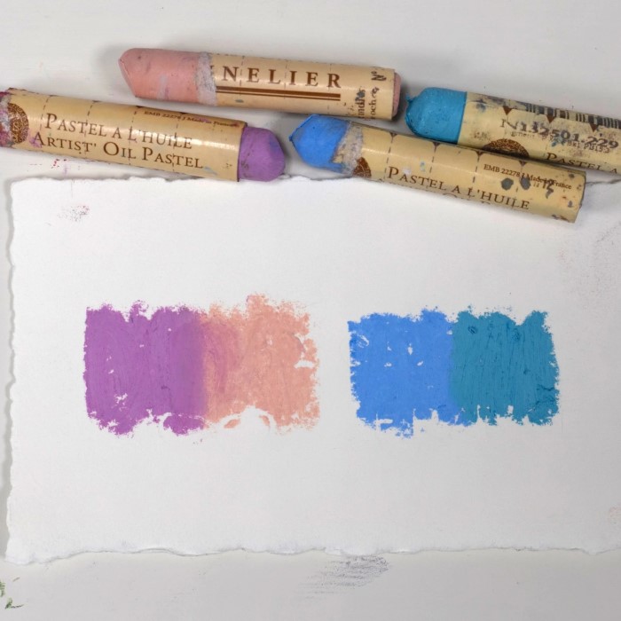 what are oil pastels made of