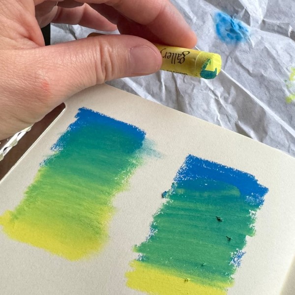 what are oil pastels made of