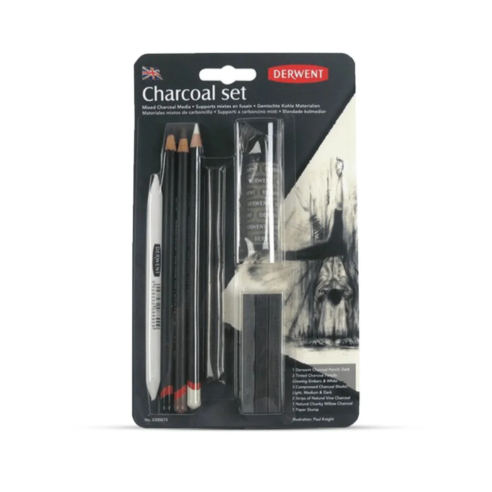 charcoal drawing kit