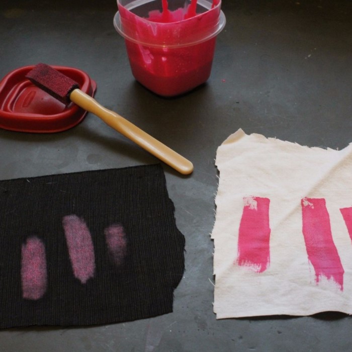 how to paint on fabric permanently