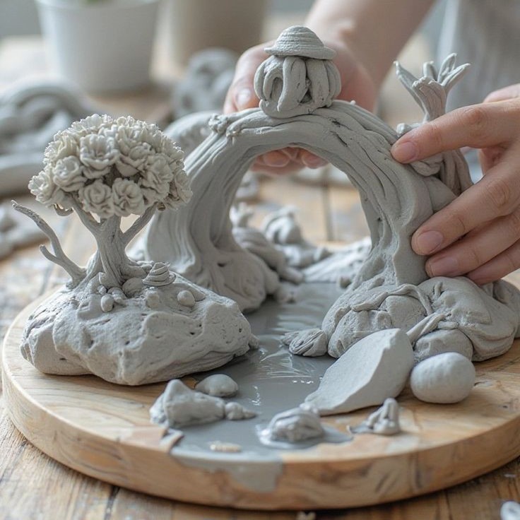 how to make a clay sculpture