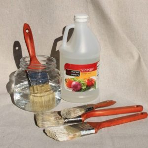 cleaning oil paint brushes