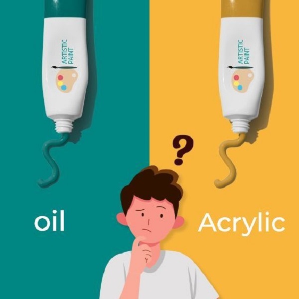 acrylic vs oil paint