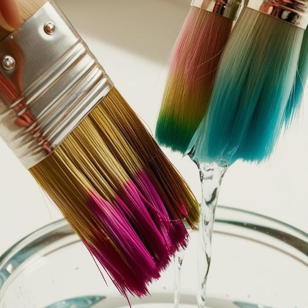 cleaning oil paint brushes