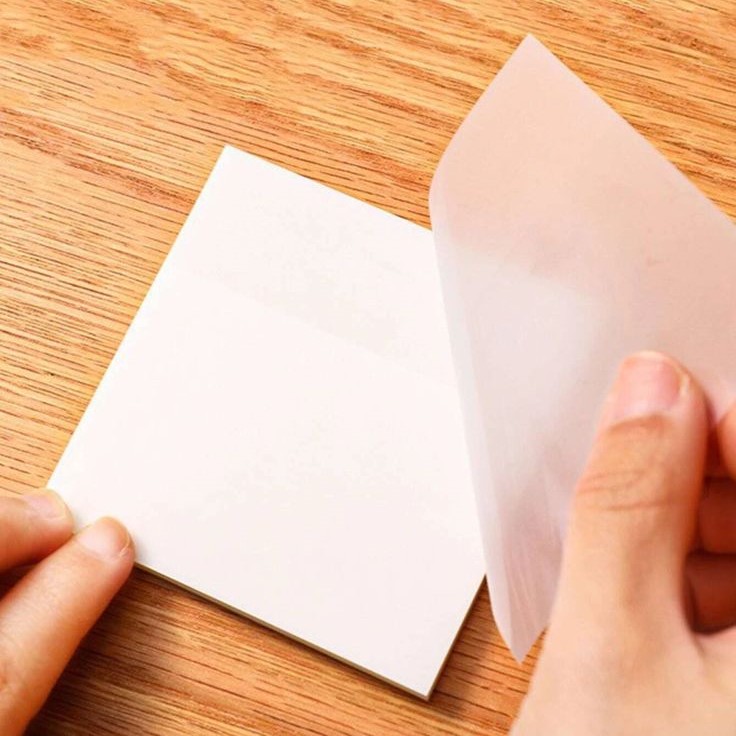 transparent sticky note