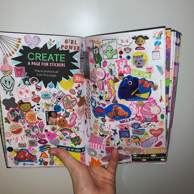 diy sticker book