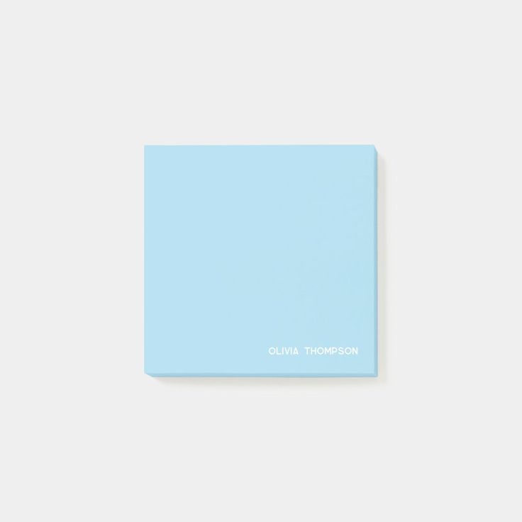 blue sticky note