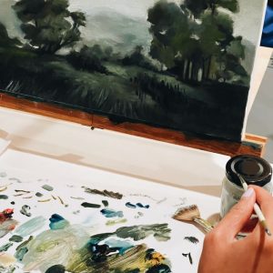 how long does it take for oil paint to dry