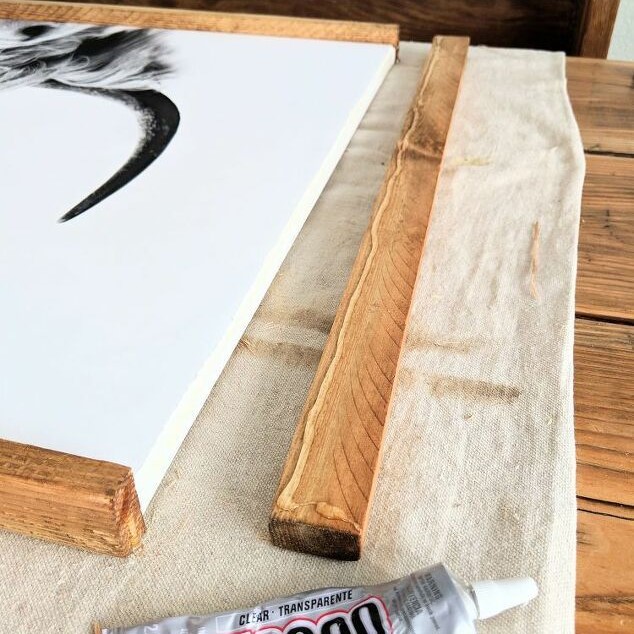 how to frame a canvas painting