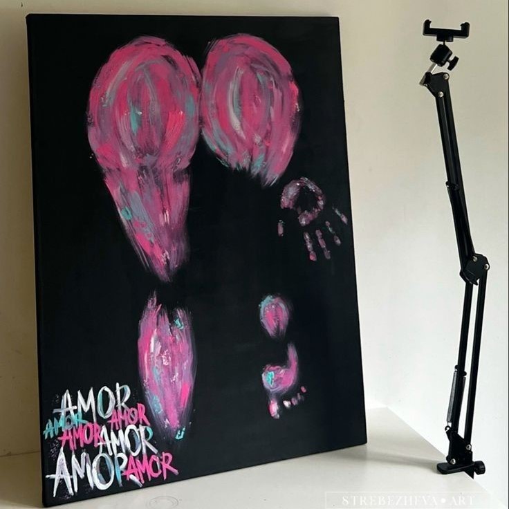 front body painting on canvas