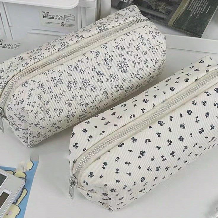 floral pencil case