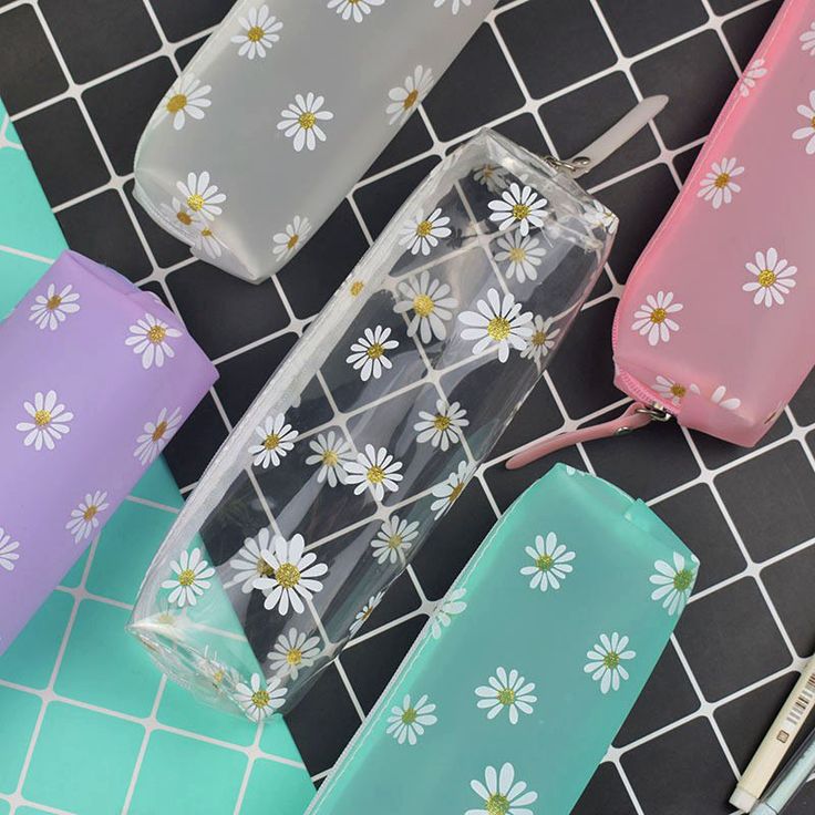 floral pencil case