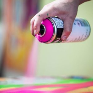 how to remove spray paint from skin
