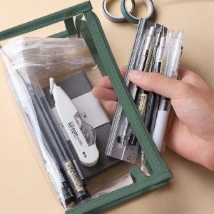 clear pencil case