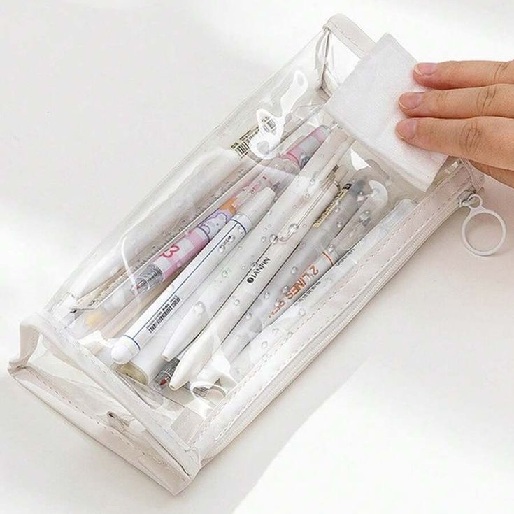 clear pencil case