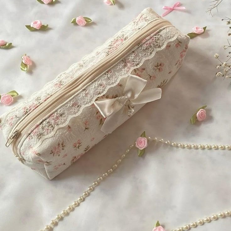 floral pencil case