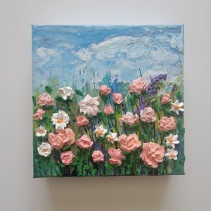flower canvas painting