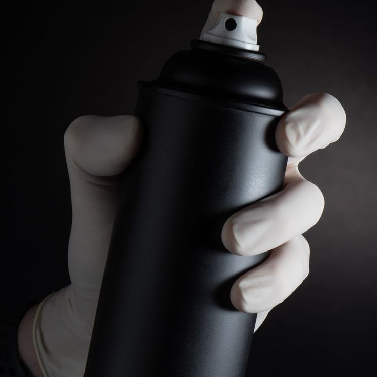 matte black spray paint