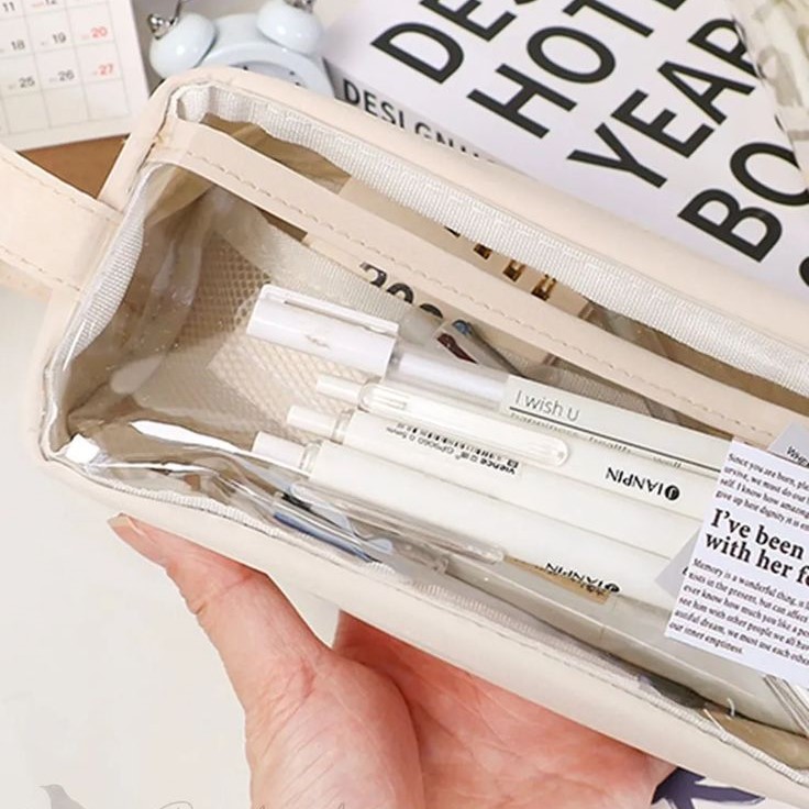 clear pencil case