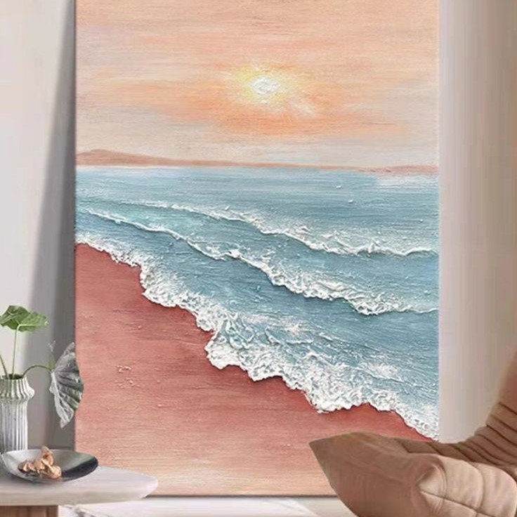 sunset canvas painting