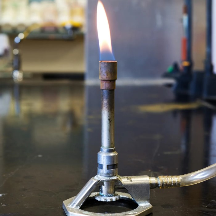 bunsen burner flame