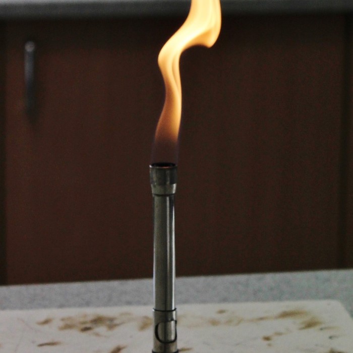 bunsen burner flame