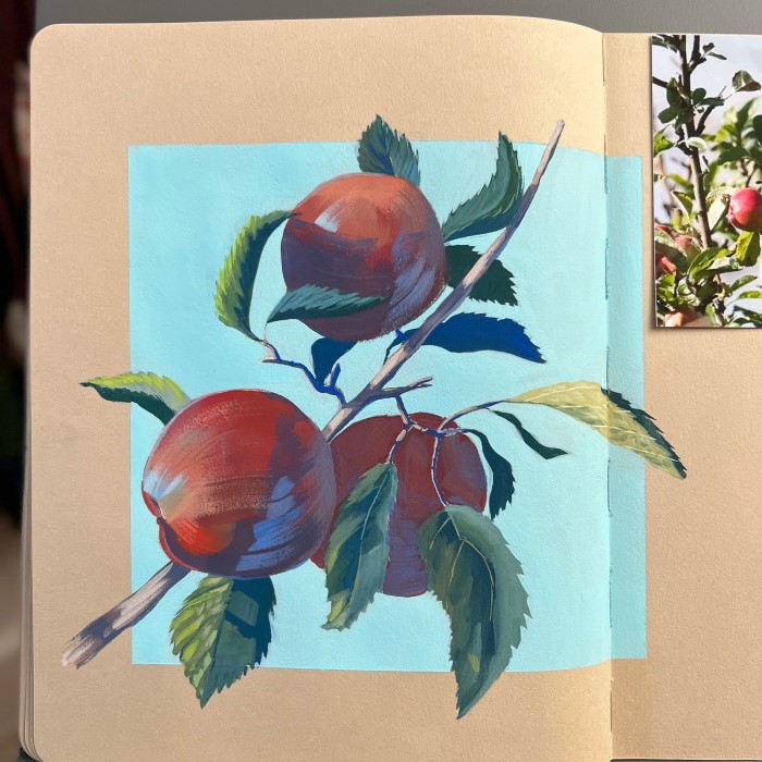gouache paint