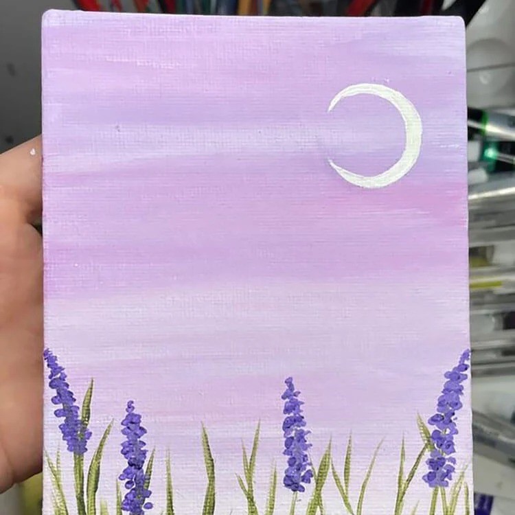 easy canvas painting ideas