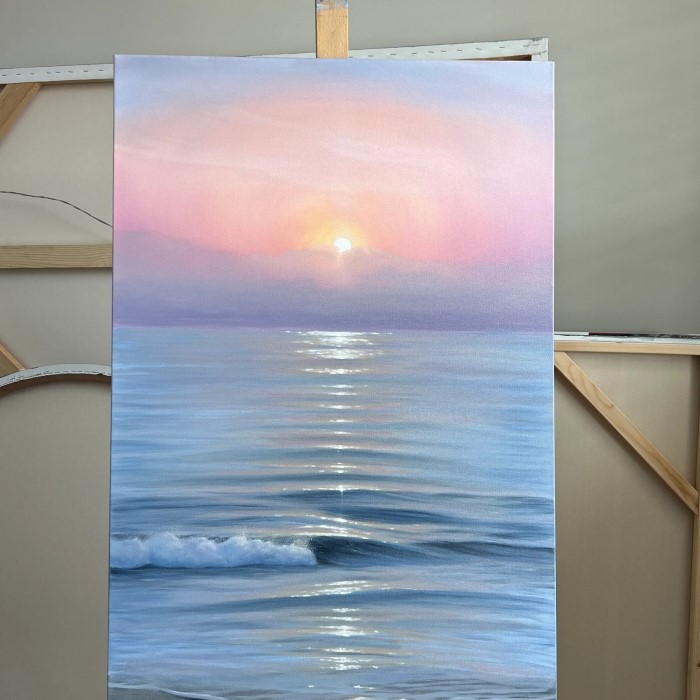 oil painting on canvas