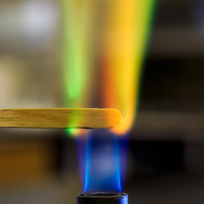 bunsen burner flame