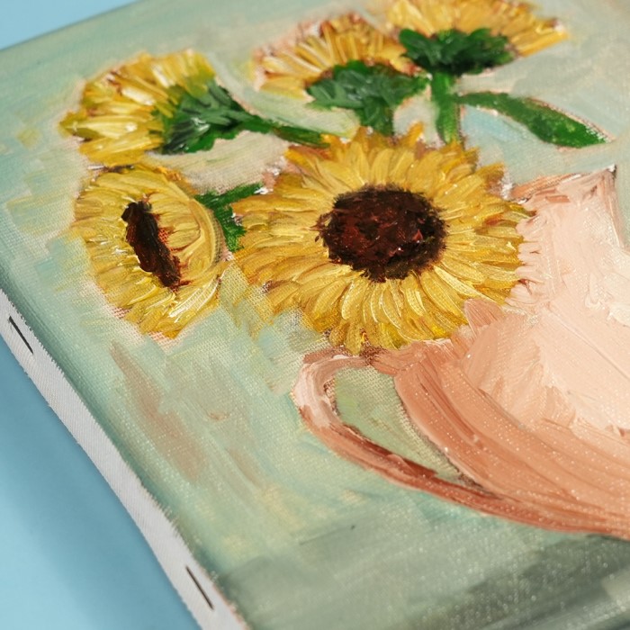 oil painting on canvas