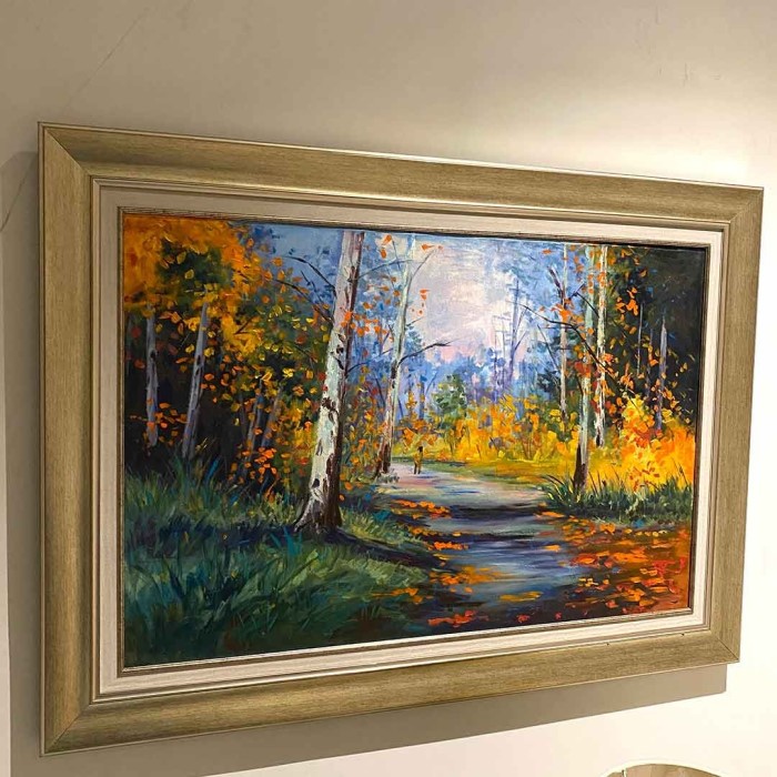 oil painting on canvas