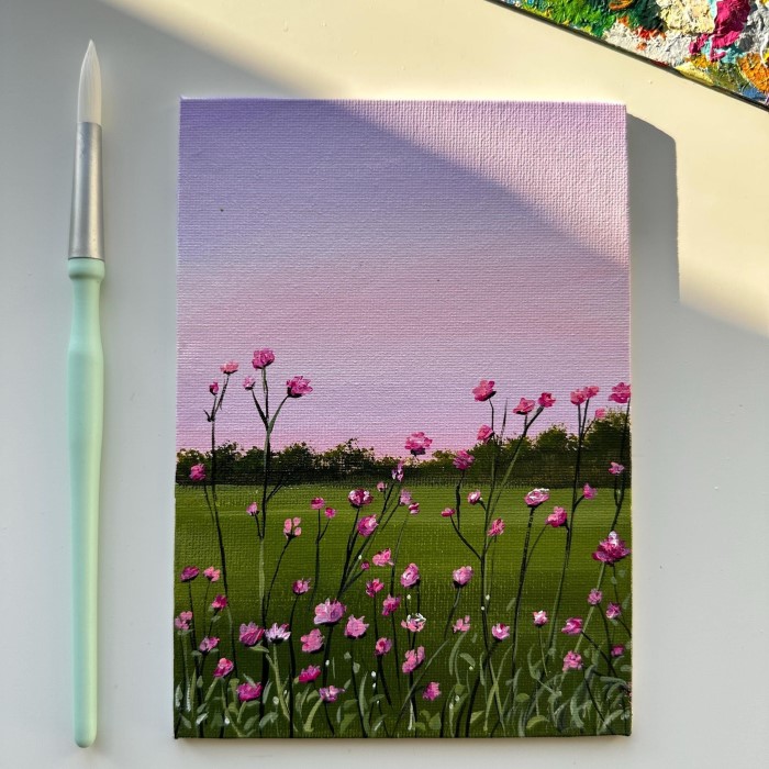 acrylic painting on canvas