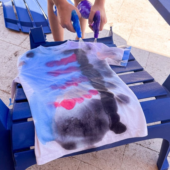 spray paint shirts