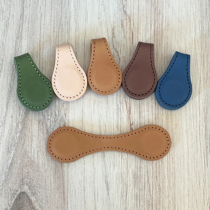 magnetic leather bookmark