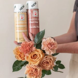 floral spray paint