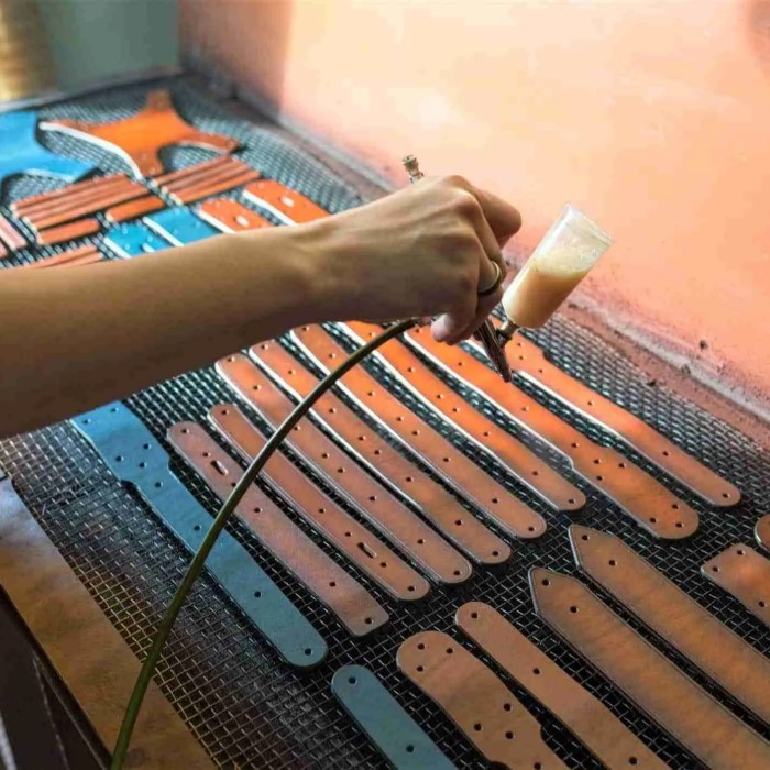leather spray paint