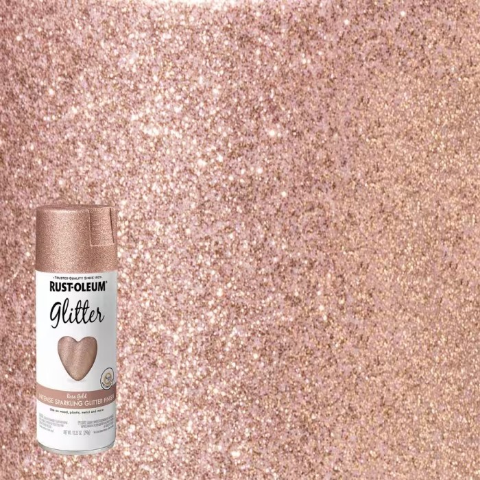 rose gold spray paint